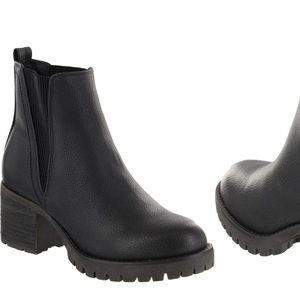 MIA Jody Ribbed Block Heel Chelsea Boot - 7.5M
